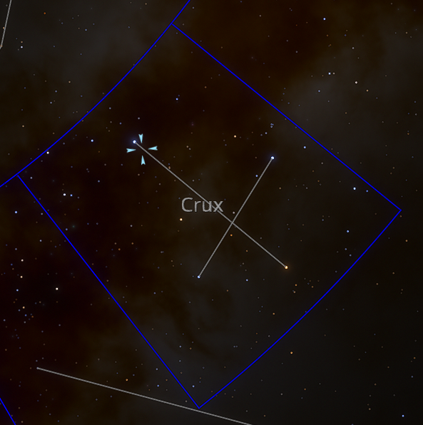The location of BP Crucis