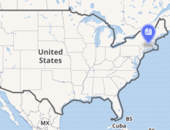 Location of Springfield, the home of Basketball