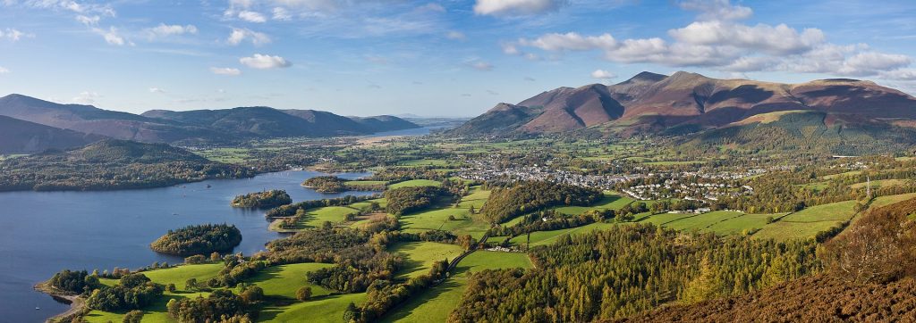The Lake District seen near Keswick