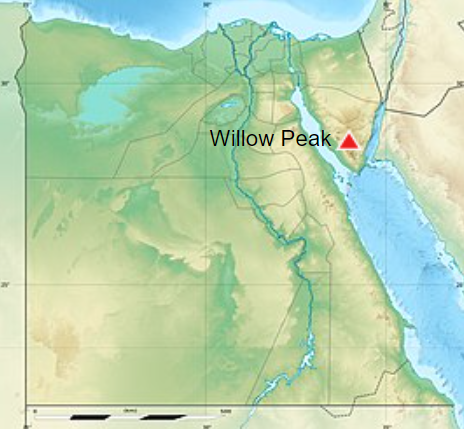 Location of Mount Sinai