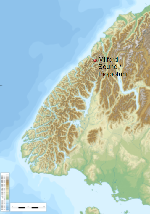 Location of Piopiotahi