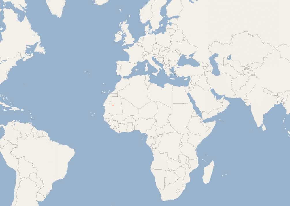 Location of the Richat Structure