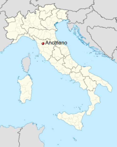 Location of Leonardo da Vinci