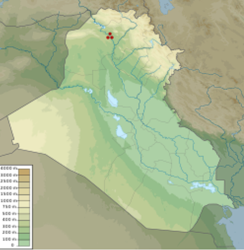 Location of Nineveh