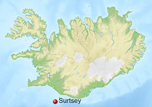 Location of Surtsey