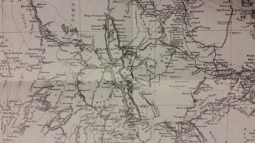 Route of Stanley's Expedition around Lake Tanganyika