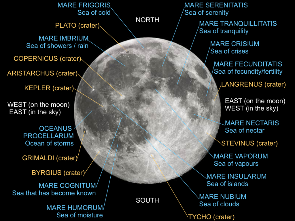 Map of the Moon