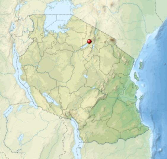 Location of Ngorongoro Crater