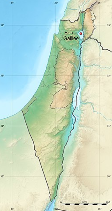 Location of Sea of Galilee