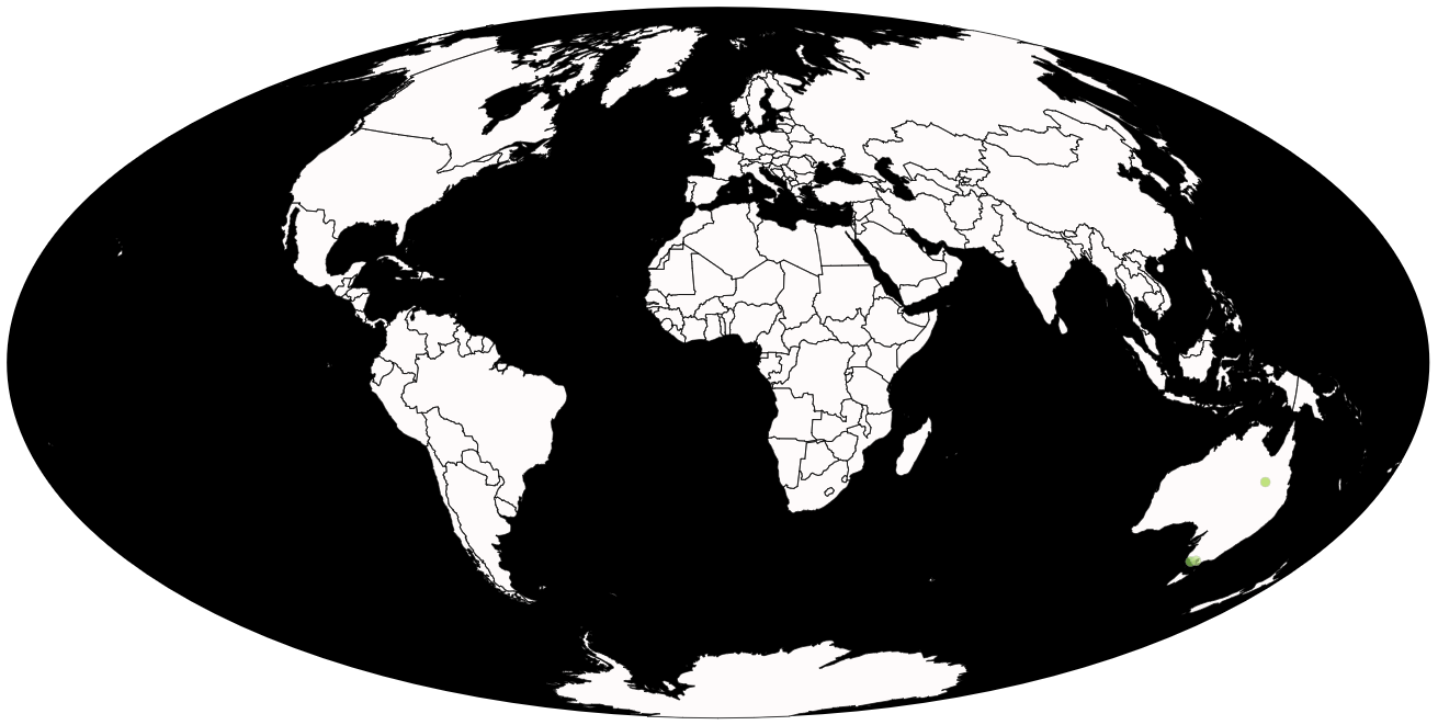 Locations of Australovenator