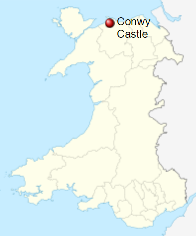 Location of Conwy Castle