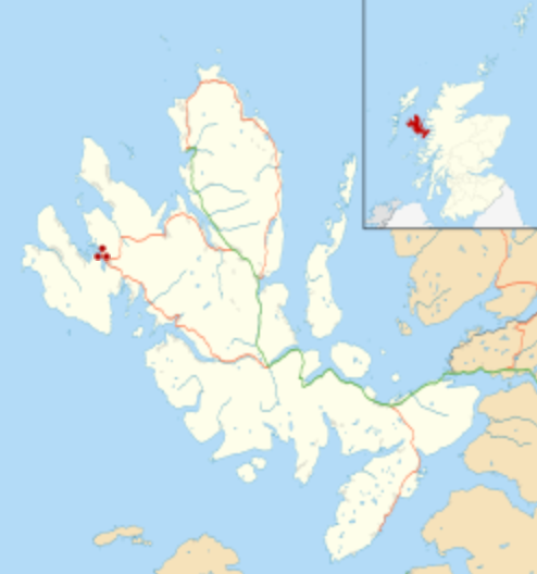 Location of Dunvegan Castle
