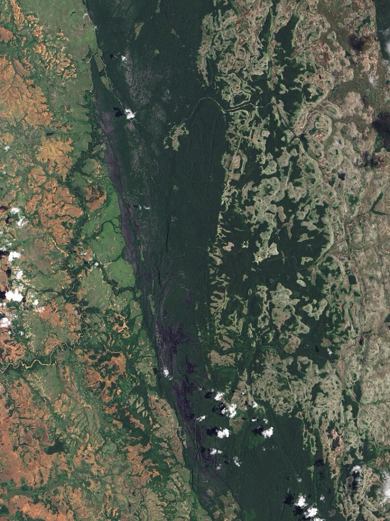 Tsingy de Bemaraha by Satellite