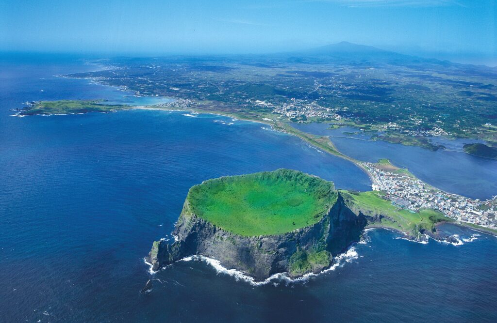 Seongsan Ilchulbong on Jeju Island