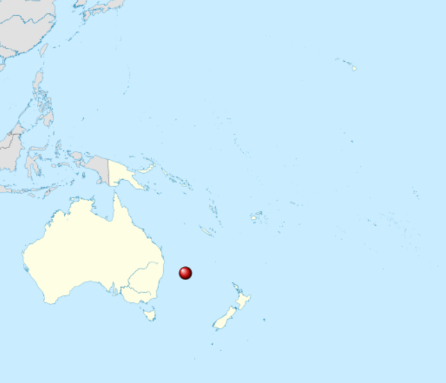 Location of Balls Pyramid