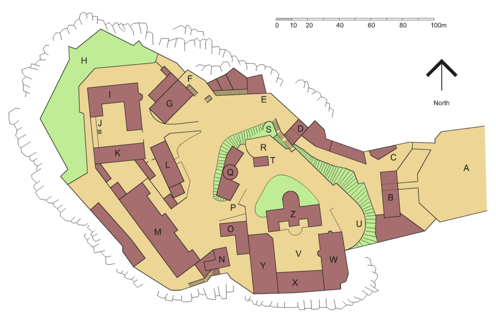 Plan of Edinburgh Castle