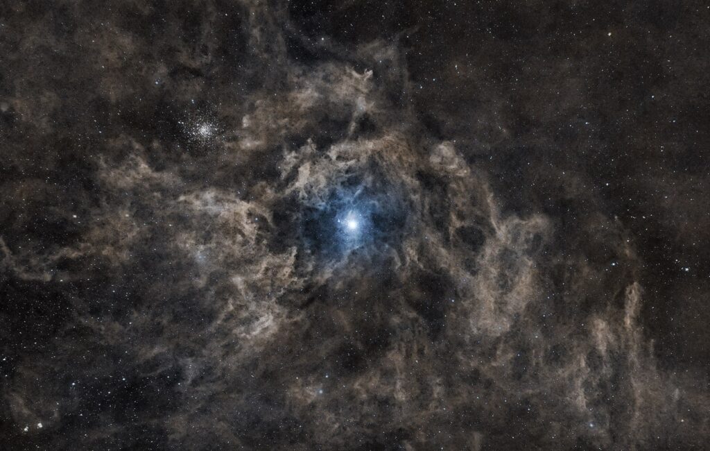 Nebula and Star of Polaris
