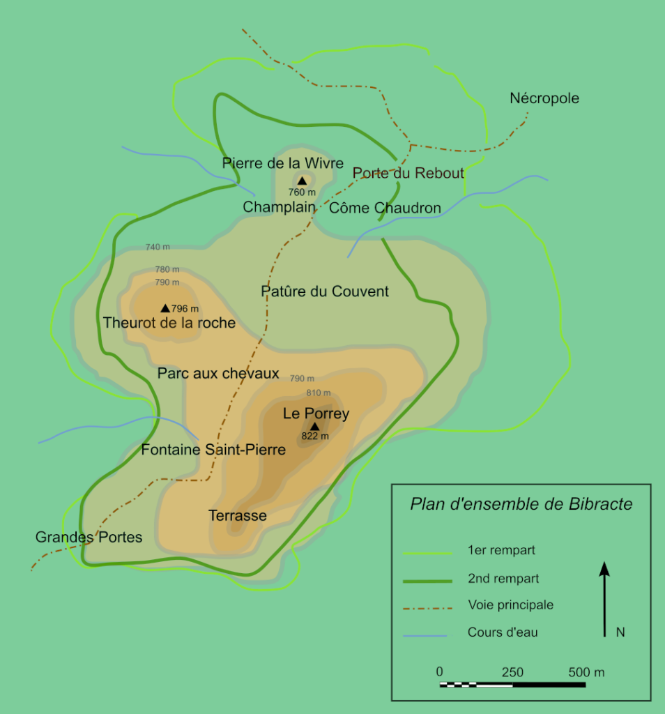 Plan of Bibracte
