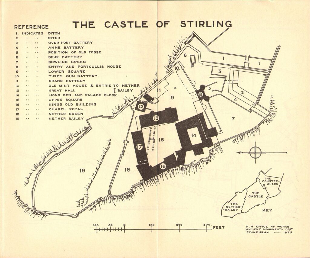 Plan of Stirling Castle