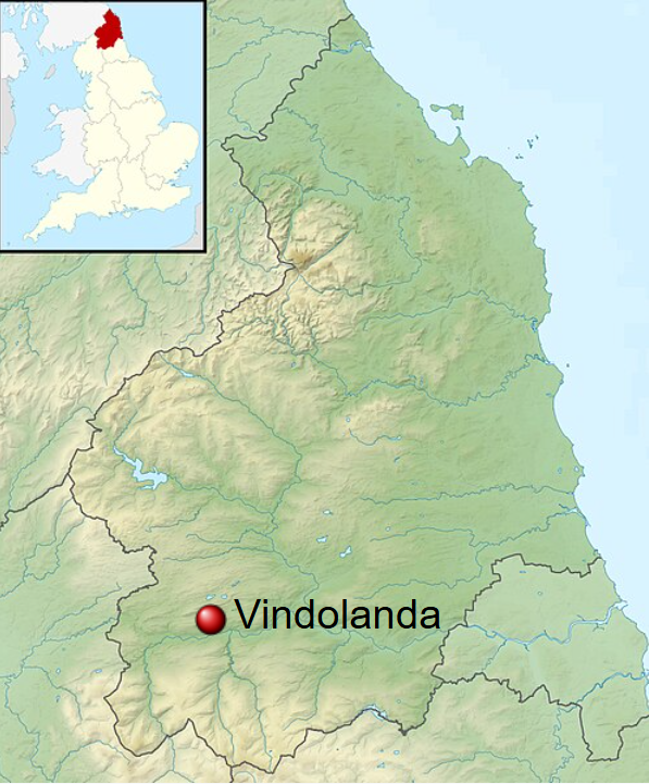 Location of Vindolanda