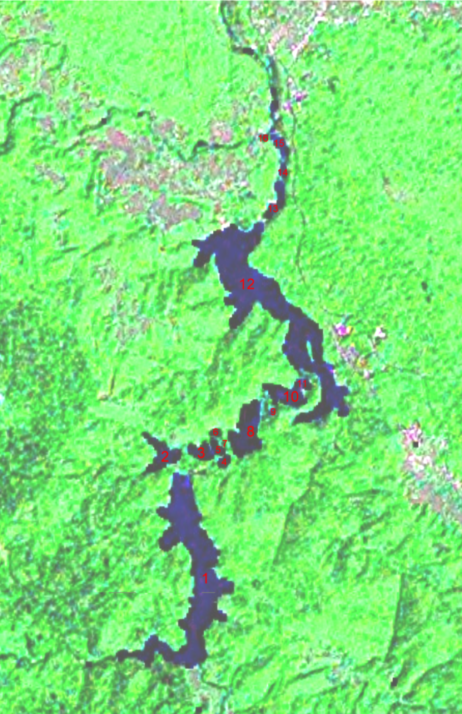 Map of Plitvice Lakes