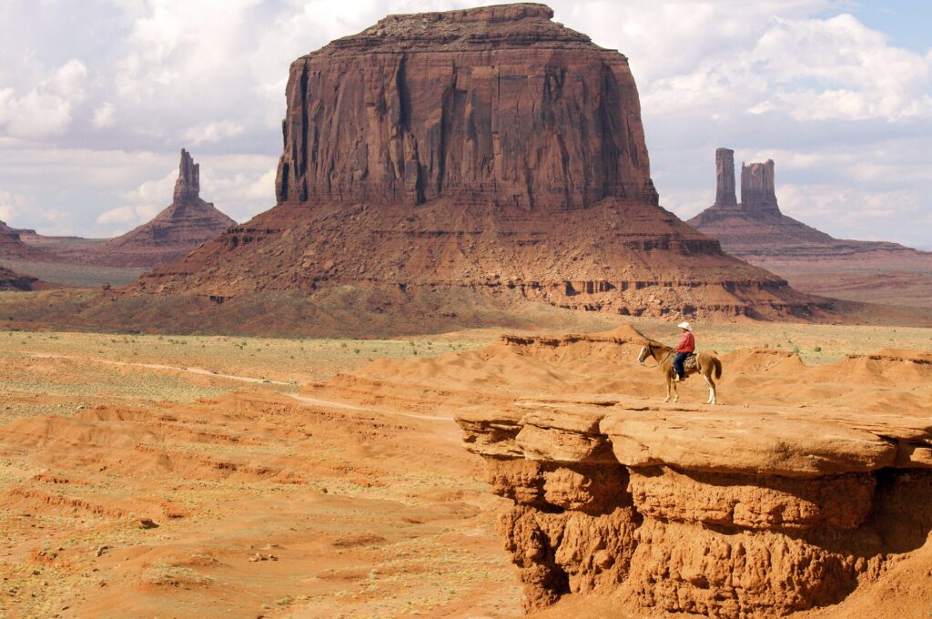 Butte in Monument Valley