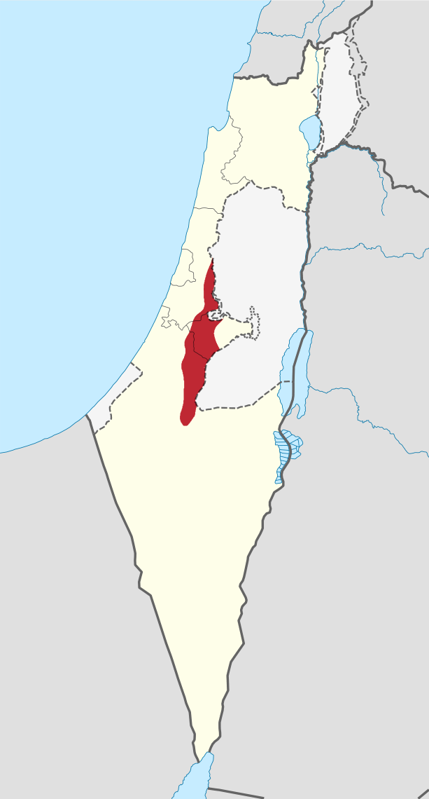 Location of the Shephelah
